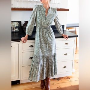 Emerson Fry Frances dress juniper floral size M. Worn once. Excellent condition